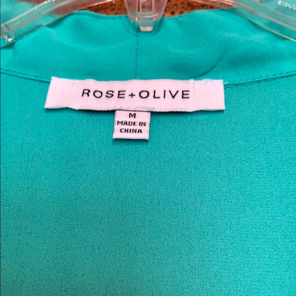 Teal blouse - Picture 2 of 3